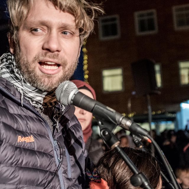  Photo by Vilas Thaulow. Demonstration in Denmark.