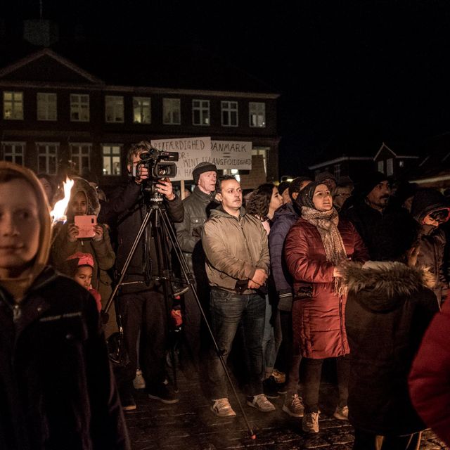  Photo by Vilas Thaulow. Demonstration in Denmark.