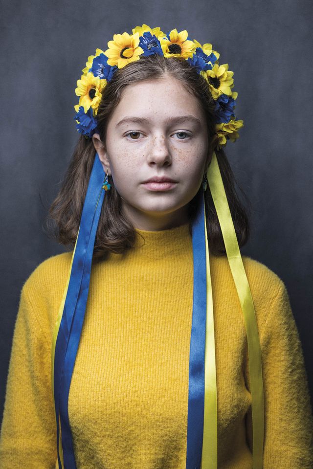 The story of Lidia in Mykolaiv in Ukraine. Portrait for the exhibition Voices of the Future by Martin Thaulow.